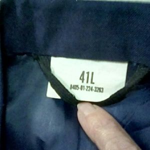 Military Blazer, Navy Blue, 41L, all buttons